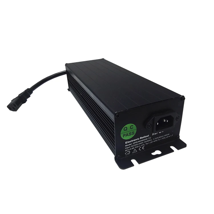 
600 Watt Digital Dimmable Electronic Ballast 120v 240v for HPS MH Grow Light Bulb Lamp 