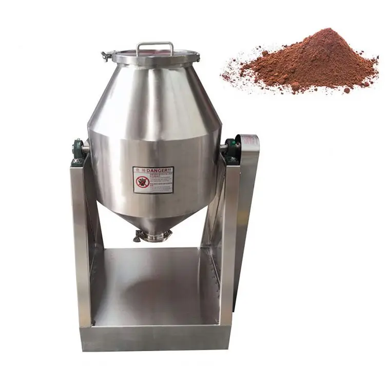 Rotating drum mixer rotary tumbler mixer Factory direct supply mini spice mixing machine food powder drum mixer with best prices