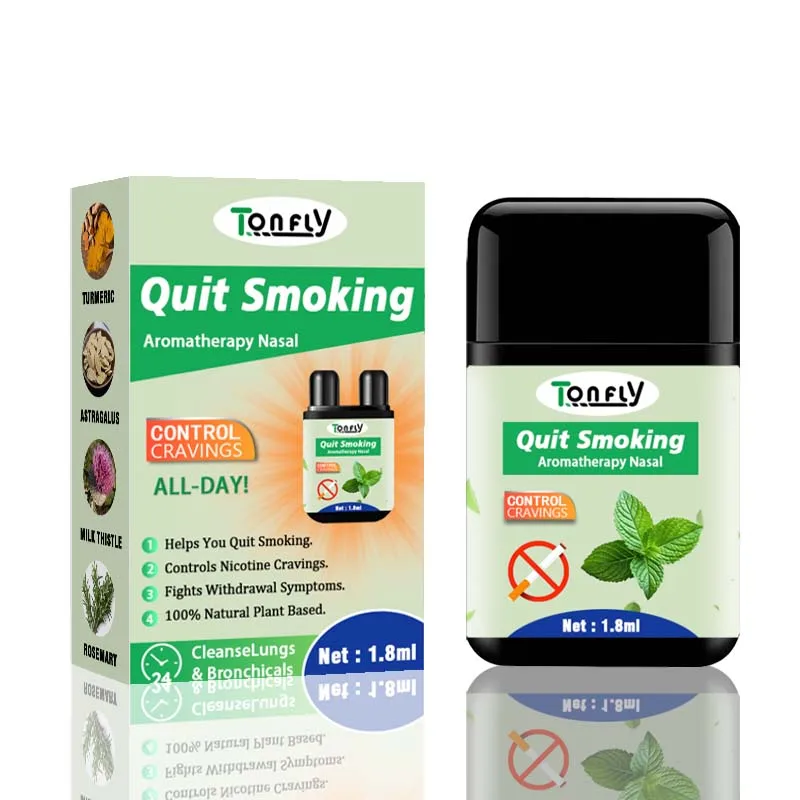 Nasal Inhaler Mint Nasal Essential Oil Menthol Inhaler Relieve Rhinitis Fatigue Refreshing Artifact quit smoking Spray