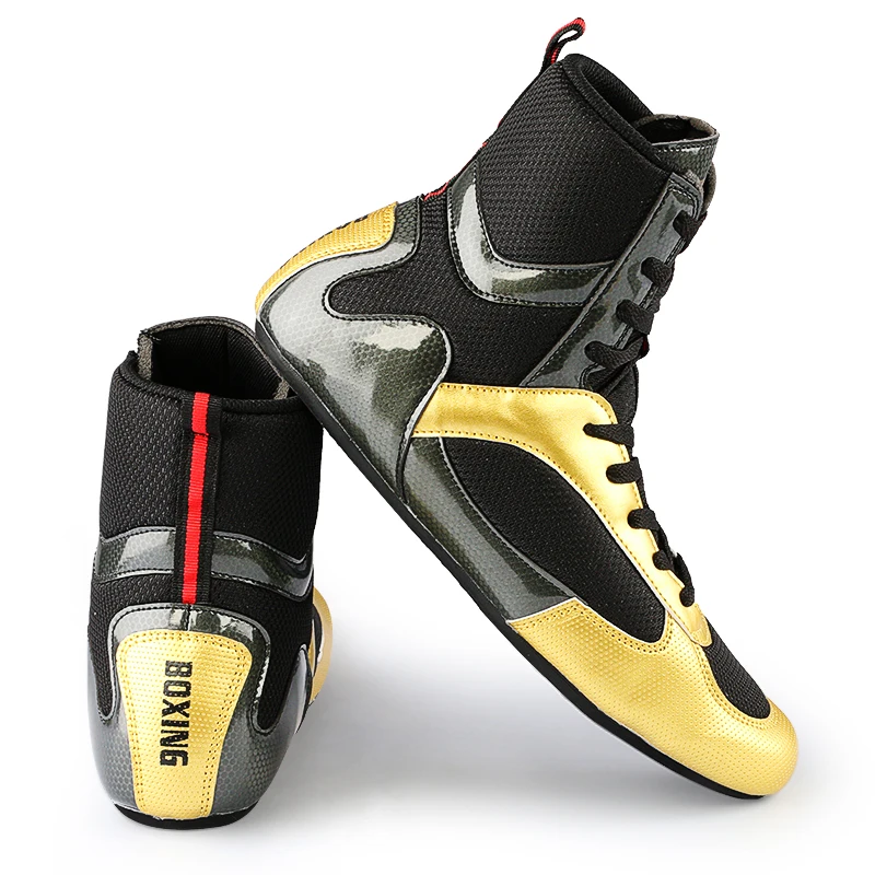 Professional wholesale boxing shoes for sale all colors breathable sneakers boxing shoes recycled