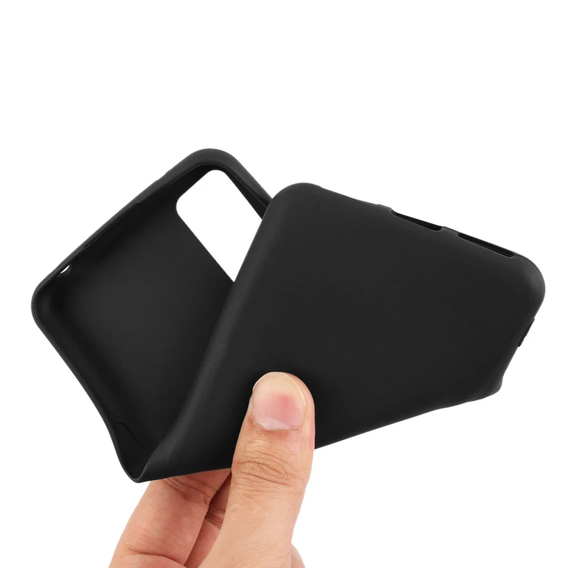 Matte Black Soft TPU Phone Case For TCL 20 5G 20S 20L 20L+ 20A 20 SE 205 20R 20B 20E 20Y 20 AX Protection Back Cover
