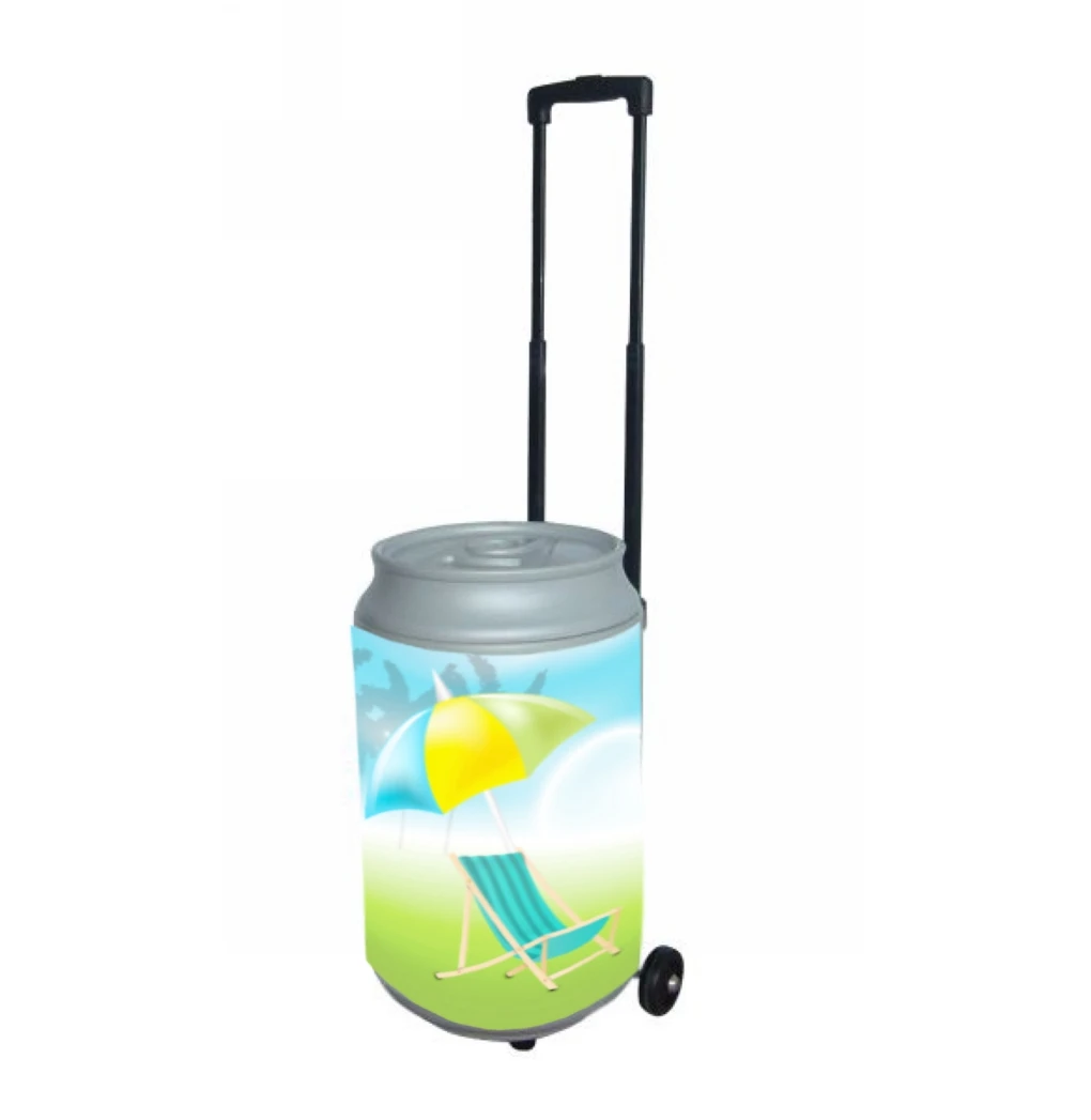 Travelling Wheeled Plastic Ice Chest Cooler Box Insulated Barrel