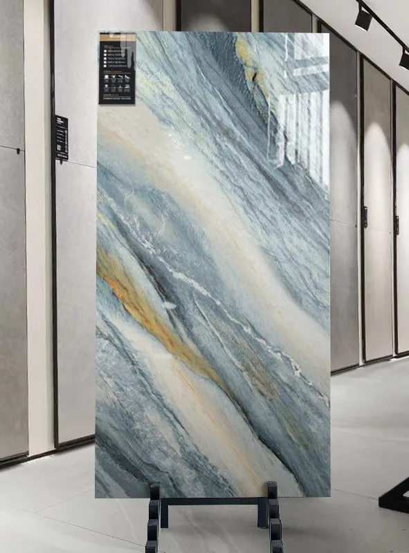 New designs slabs porcelain floor tiles Spanish designs big size glazed polished tiles with good price