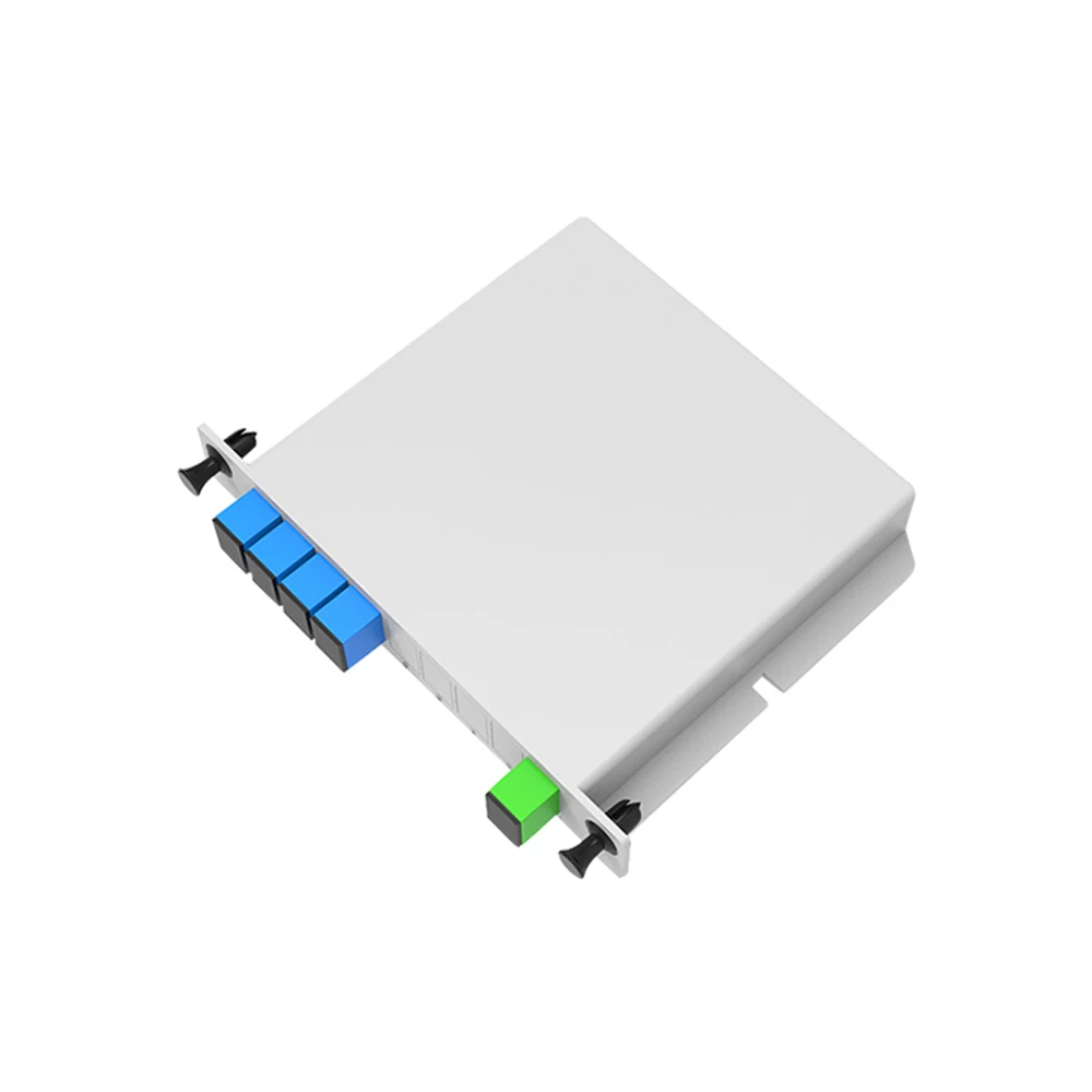 1*4 Fiber optic PLC Splitter LGX Type Cassette PLC Splitter 1x4 with SC UPC connector for fiber optic equipment