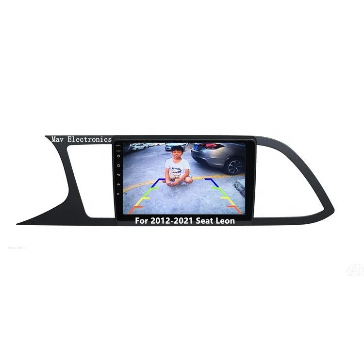 Android радио для SEAT LEON автомобильный dvd-плеер 9 дюймов 2.5D полный экран 1 система заднего вида Видимый Автомобильный видео