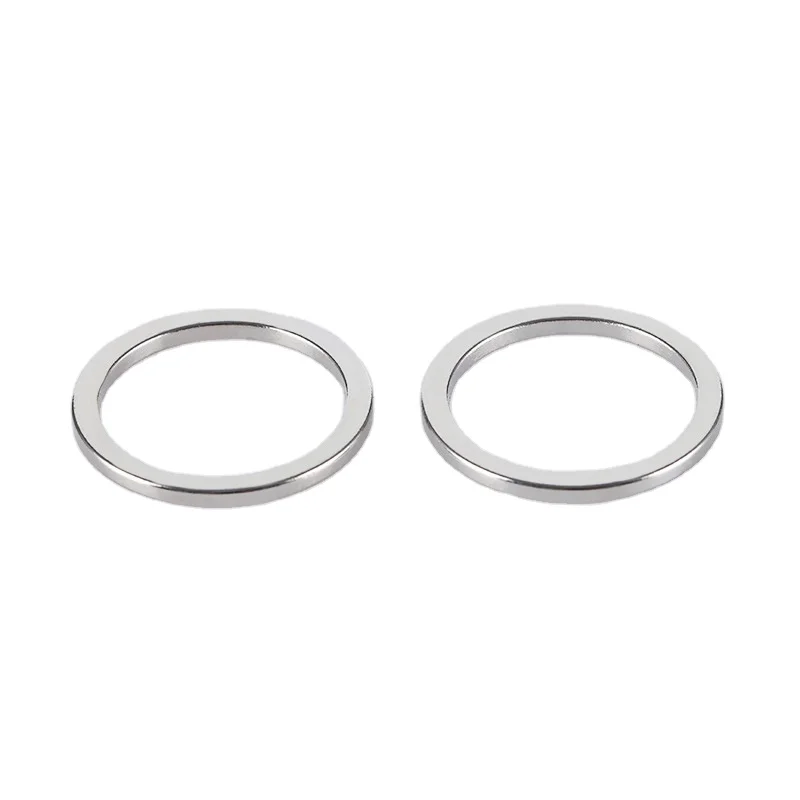 N52 Gold Supplier Custom Strong Magnetic Rare Earth Magnet Thin Round Ring Neodymium Magnets