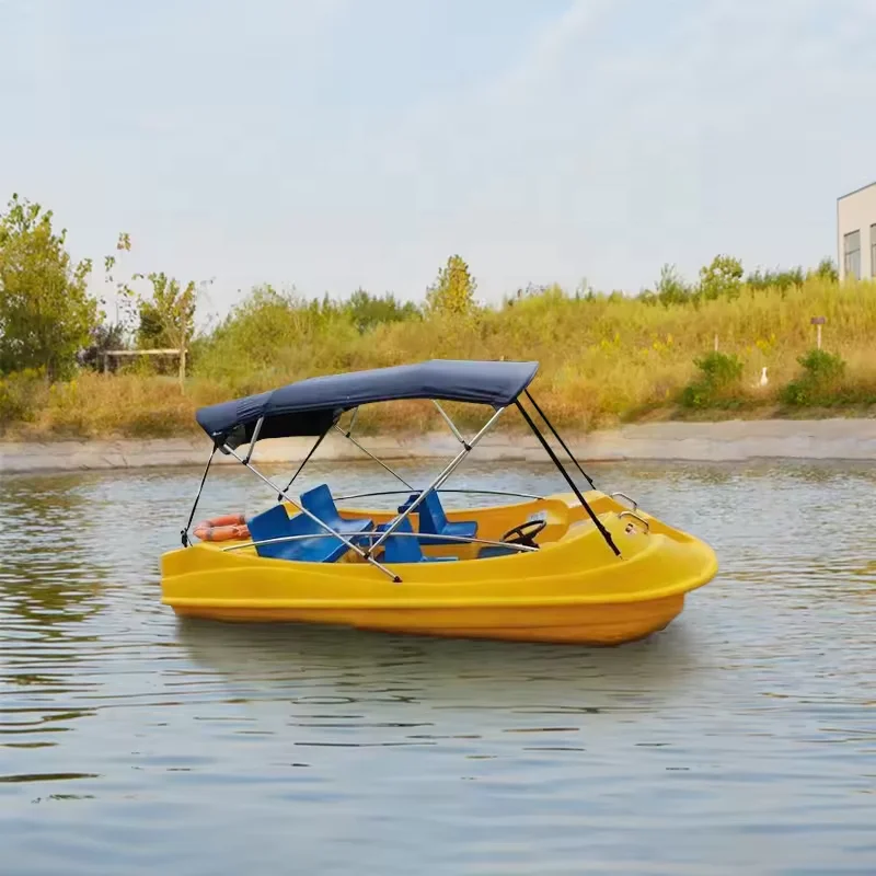 Customized Plastic 4-5 passengers electric boat