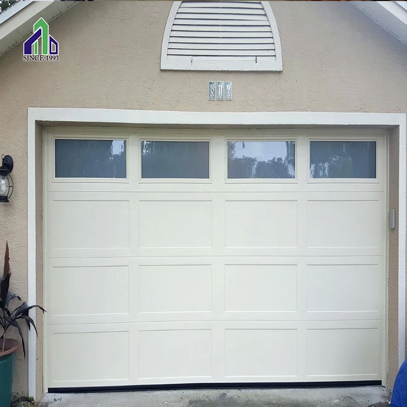 Garage Door Automatic Vertical Warehouse Sliding Garage Door Gate Design Glazed