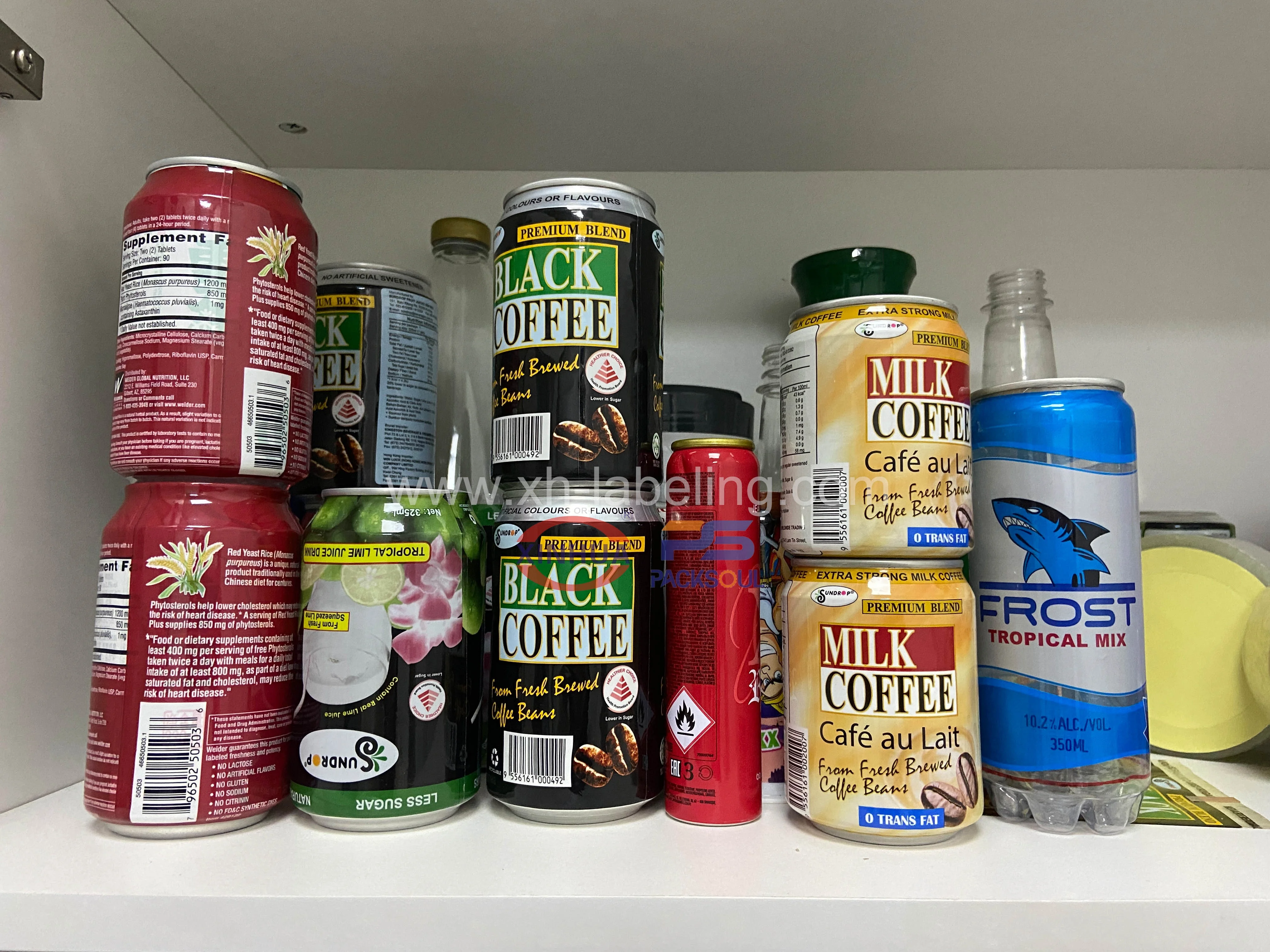 Shanghai XINHUA Beer Beverage Drink Can Sleeve machine Can Shrink Sleeve Label Applicator Can Labeling Machine