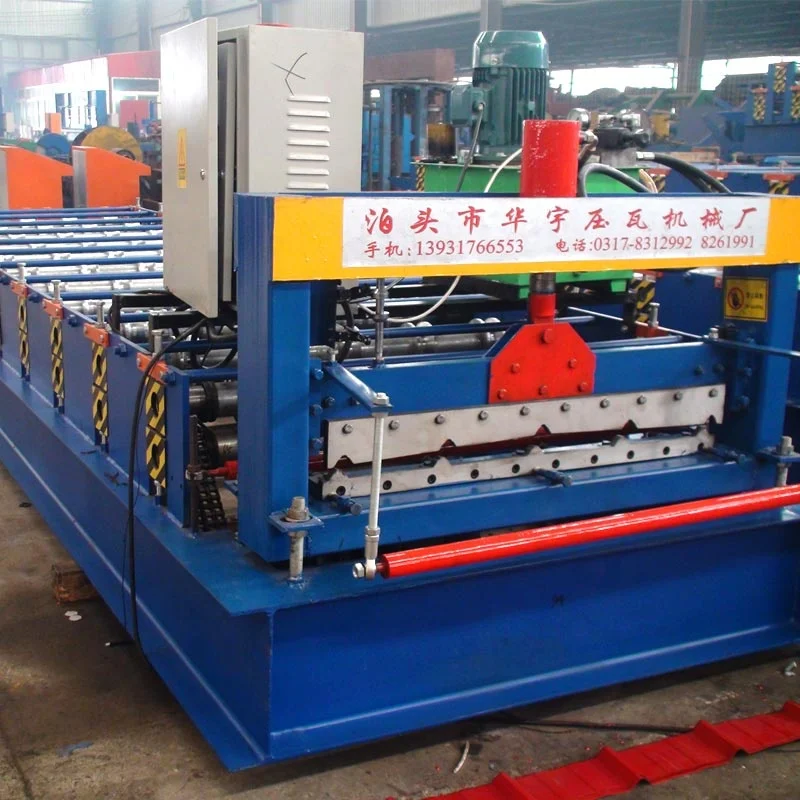 Philippine Design Steel Tile Roof Forming Machine metal tile roll forming machine