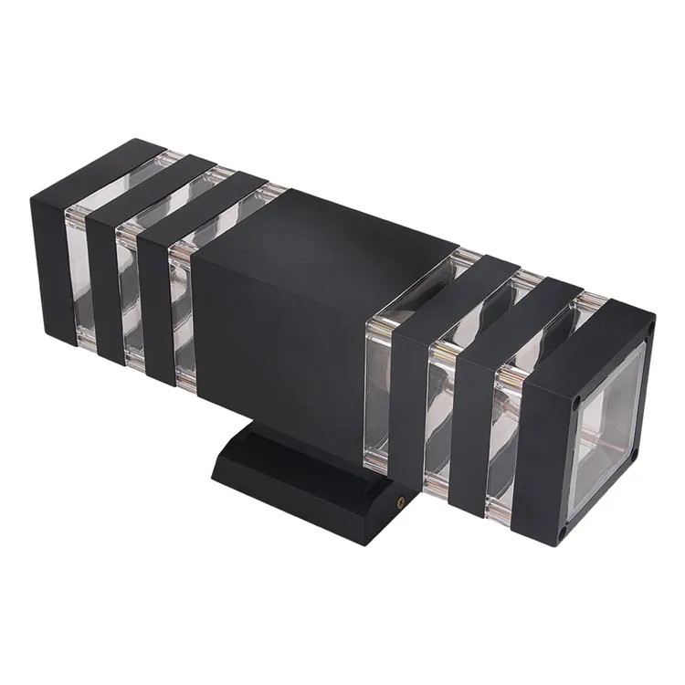  Modern Aluminum E27 LED Wall Lamps Outdoor Lighting Up And Down