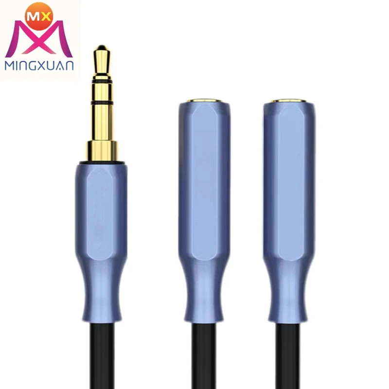 1M Headset Splitter Cable Phone Audio Connection Adapter Converter computer mobile TV input