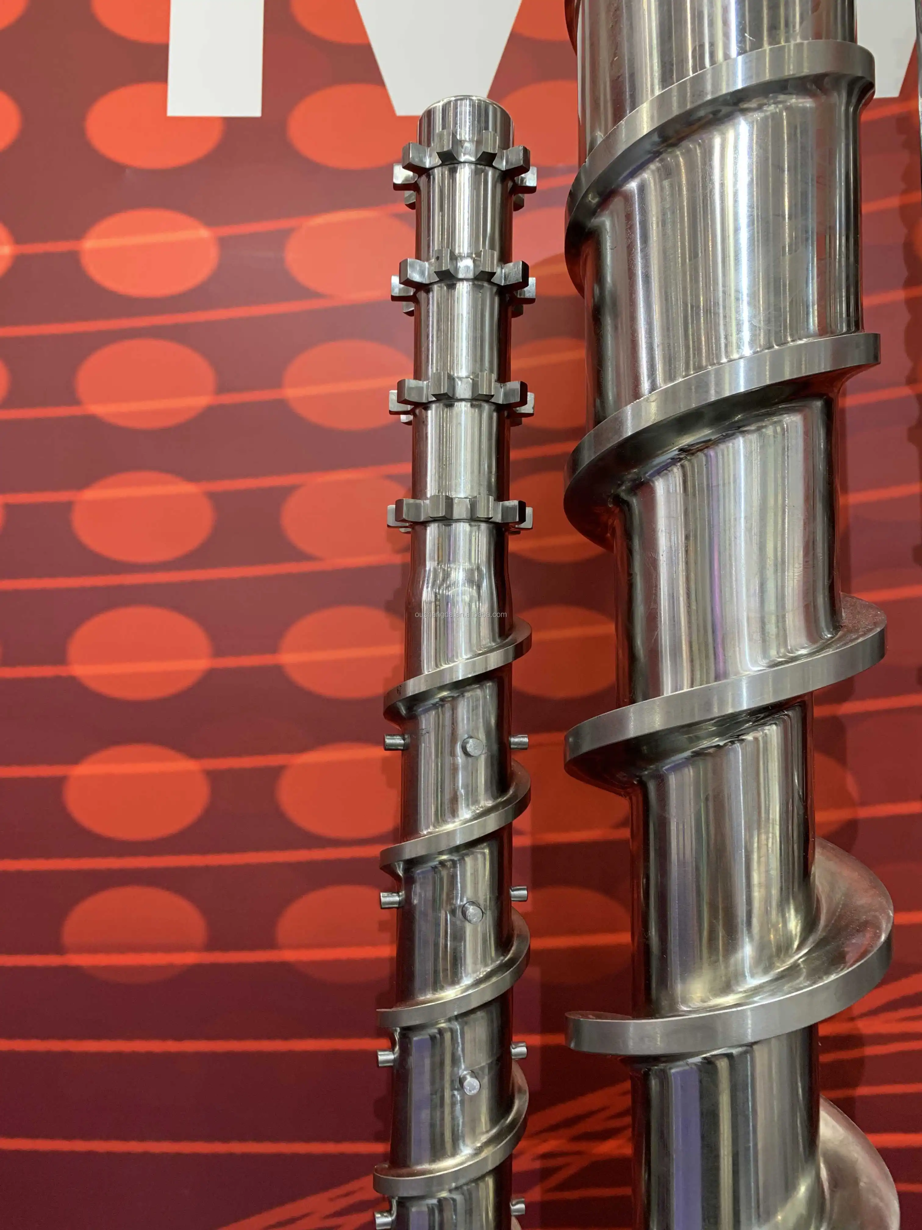 Один винт экструзионной машины для переработки ПВХ труб PE PP