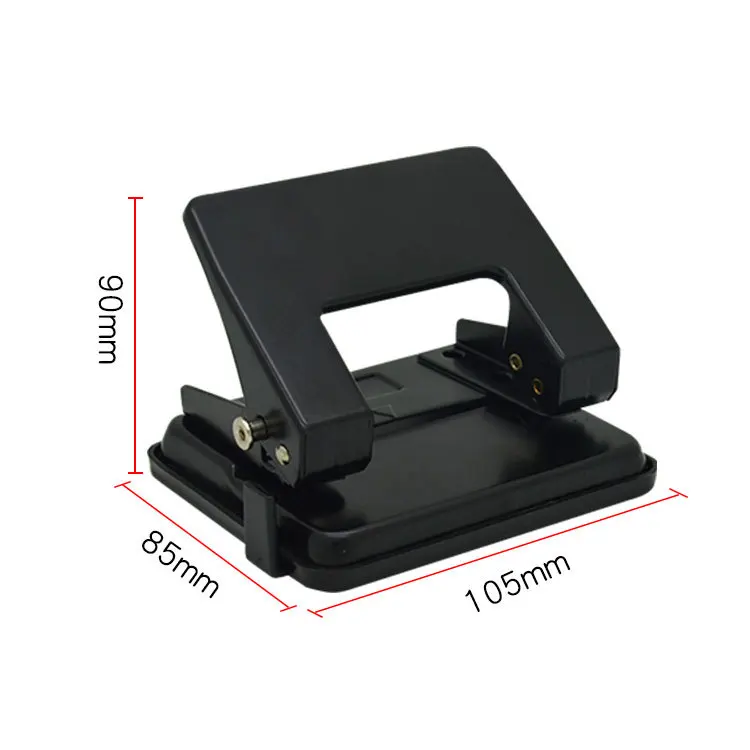 With Locate Ruler And Latch Catch All Metal Paper Hole Punch