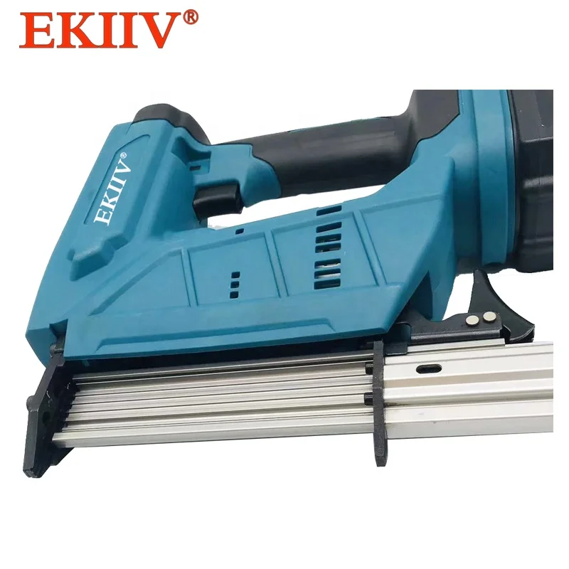 EKIIV 18v electric nail gun straight row nails 21V electric brushless electric tools F30 F50 bret pneumatic stapler nail gun
