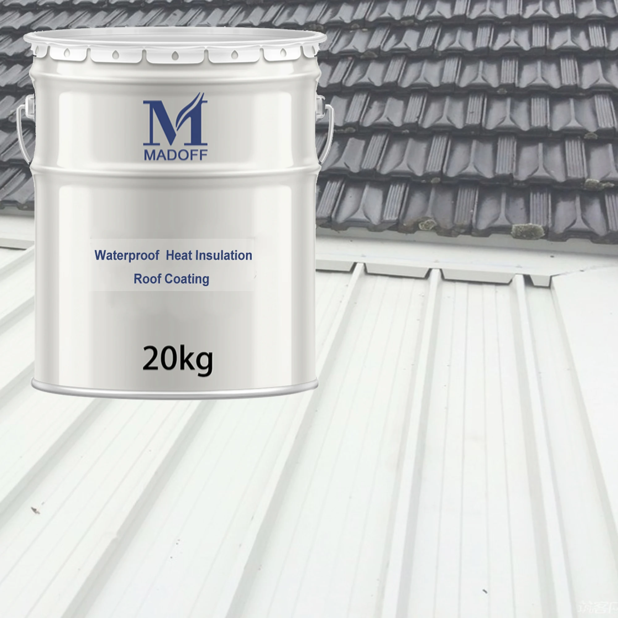 Heat Resistant Reflect Roof Waterproof Paint Tile Paint for Price Gun Metal OEM CAS