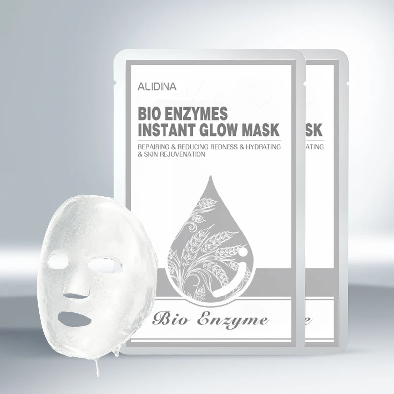 Bio Enzymes Instant Glow Mask Skin Fast Repair Mask Used After Spongilla Spicules Bio Microneedling Treatment Pure Plant Organic