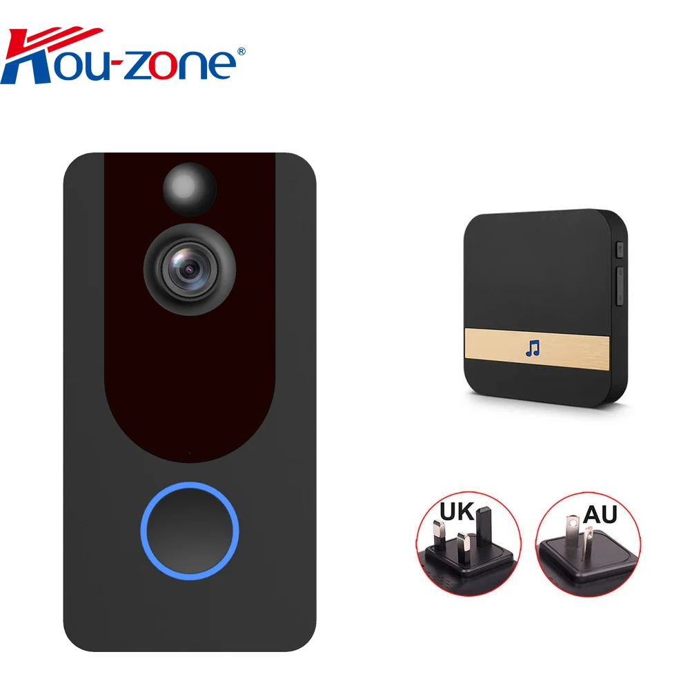 Easy to buy New arrivals doorbell 2-way Audio Smart PIR Sensor Low power consumption push alarm to mobile via APP