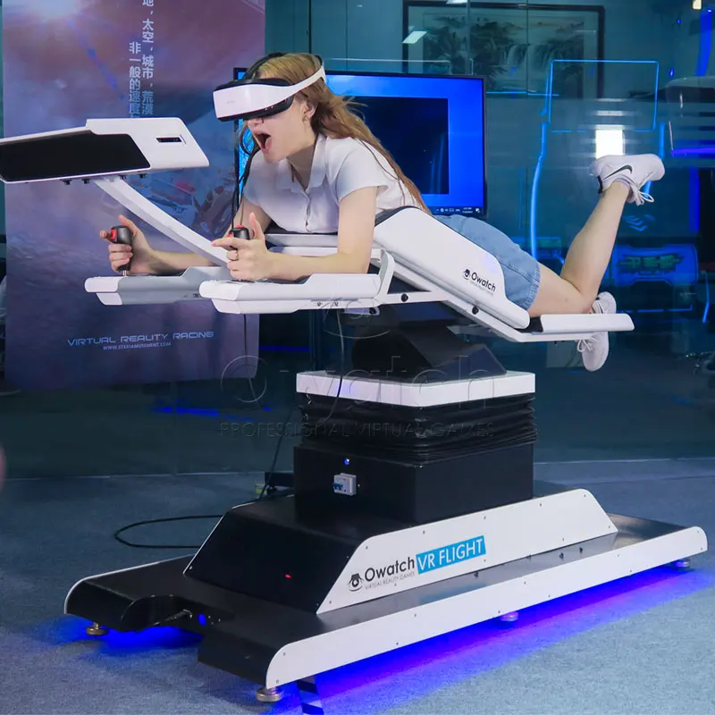 Customized Design VR Full Motion virtual reality 9d Flight Simulator Cockpits For Sale