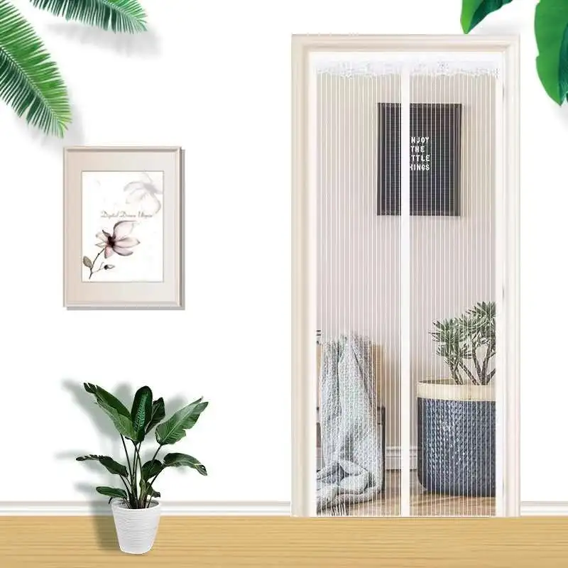 Summer Fly Screen Magnetic Mosquito Net Screen Door Curtain  Magnetic Stripe Curtain Size 120x240