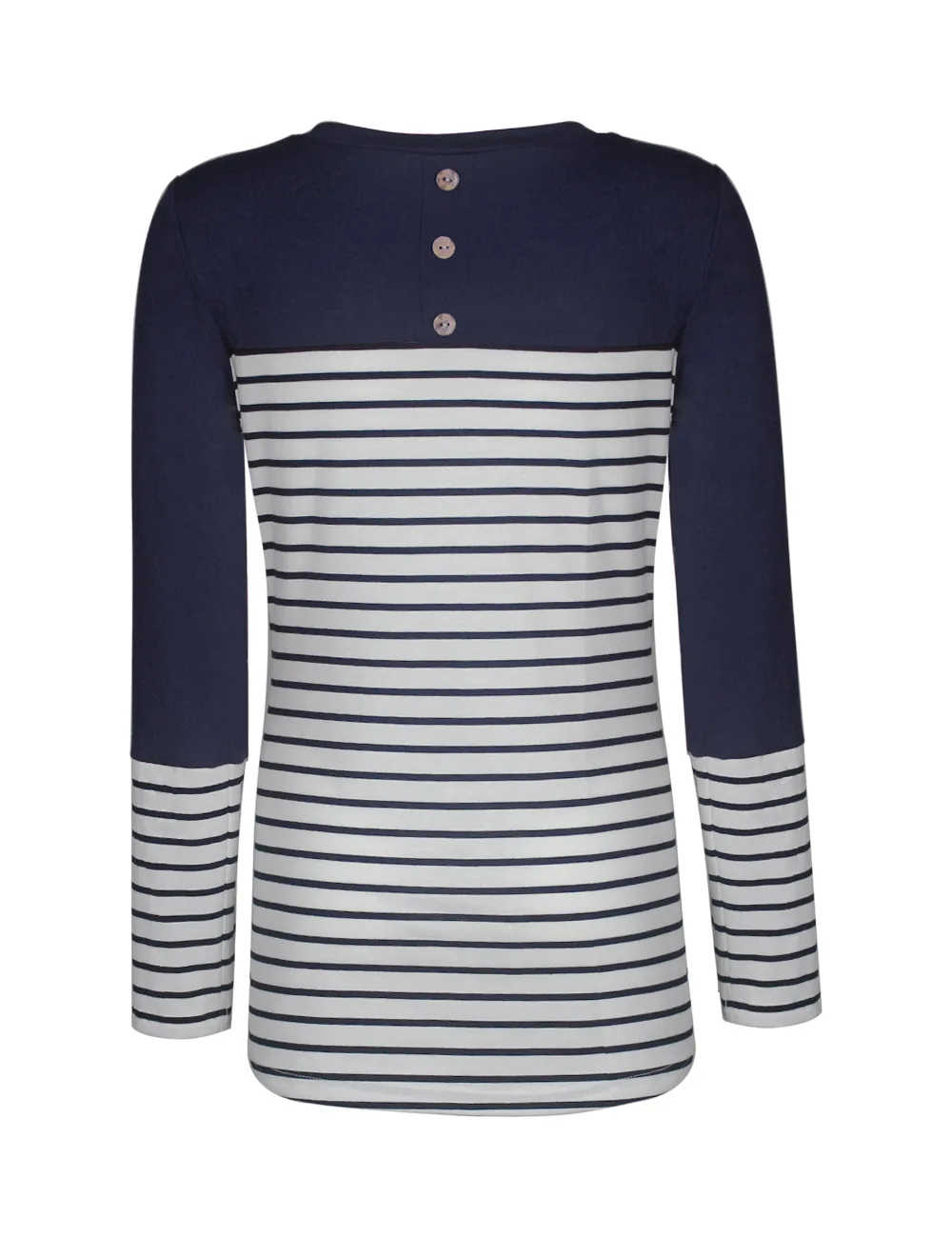 Осенне-зимняя полосатая одежда для беременных с оборками в стиле пэчворк двухслойные рубашки для кормления полосатые женские топы для грудного вскармливания