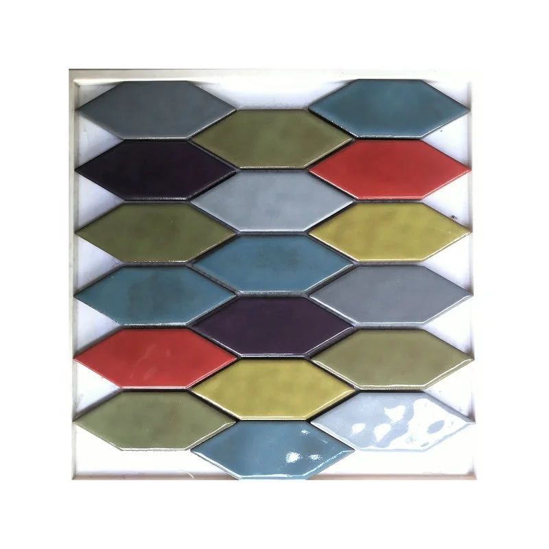 
 Глазурованная Шестигранная керамическая Шестигранная мозаичная плитка  