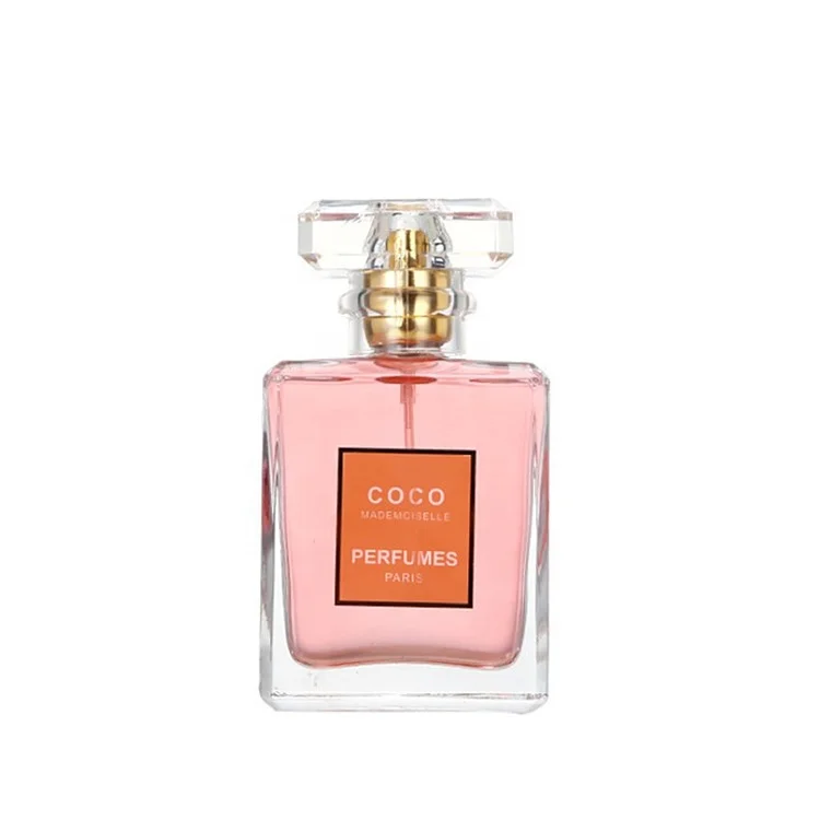 clear perfume bottle 30ml 50ml 100ml fashion square crimp neck glass spray perfume bottle