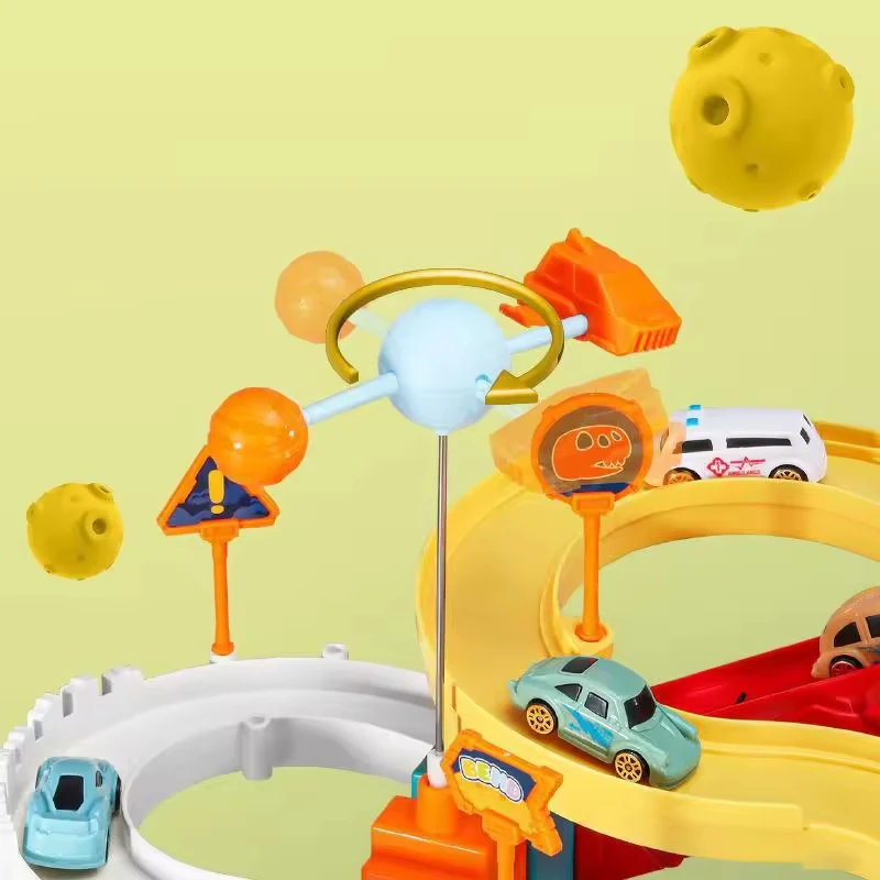 Hot Selling In Europe And America Boys Slot Car Race Track Sets Dinosaur Racing Track Car Adventure Toys