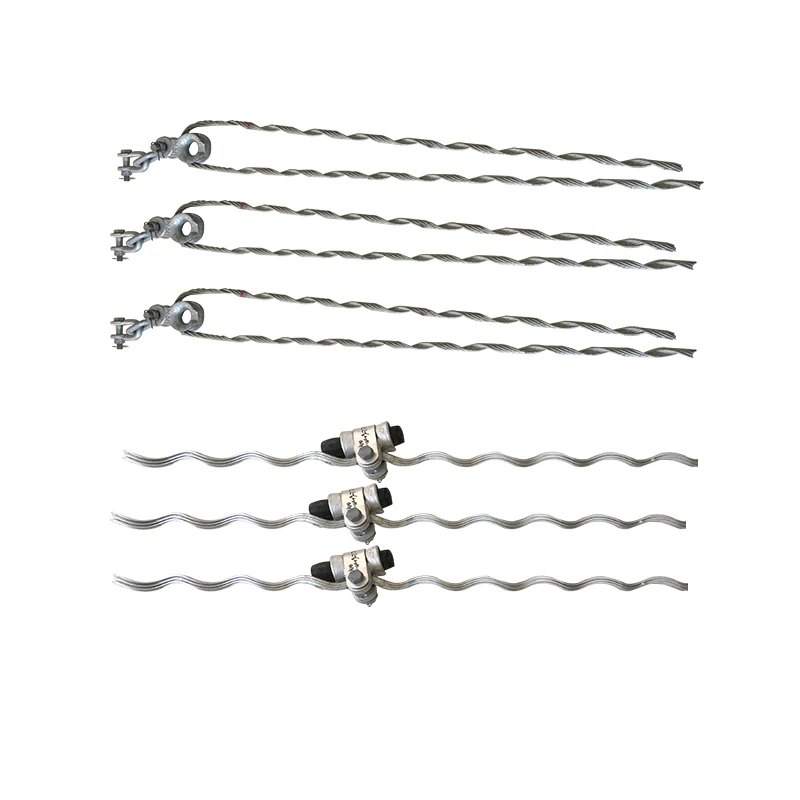 High quality electric opgw cable aluminum preformed dead end armor rod