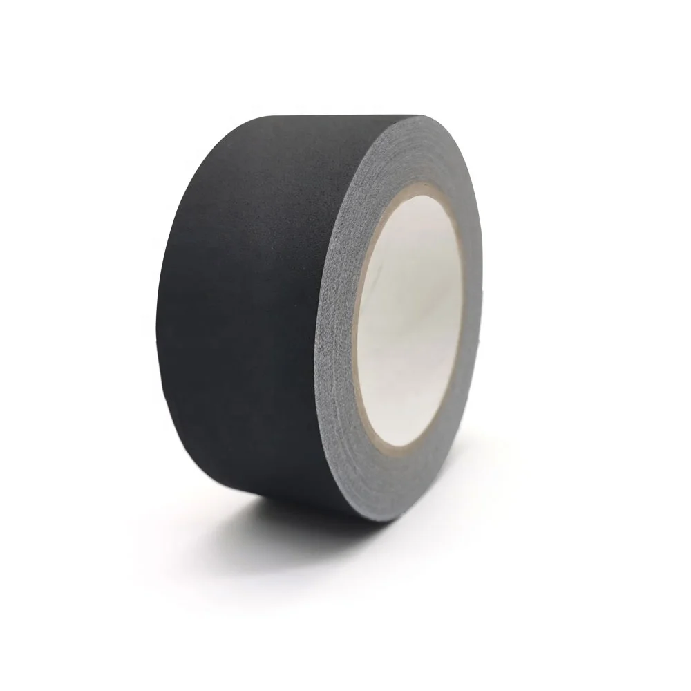Professional Grade Adhesive Stage Matte Pro Gaff Gaffer Cloth Tape Non-Reflective Multipurpose Black Heavy Duty Gaffers Tape