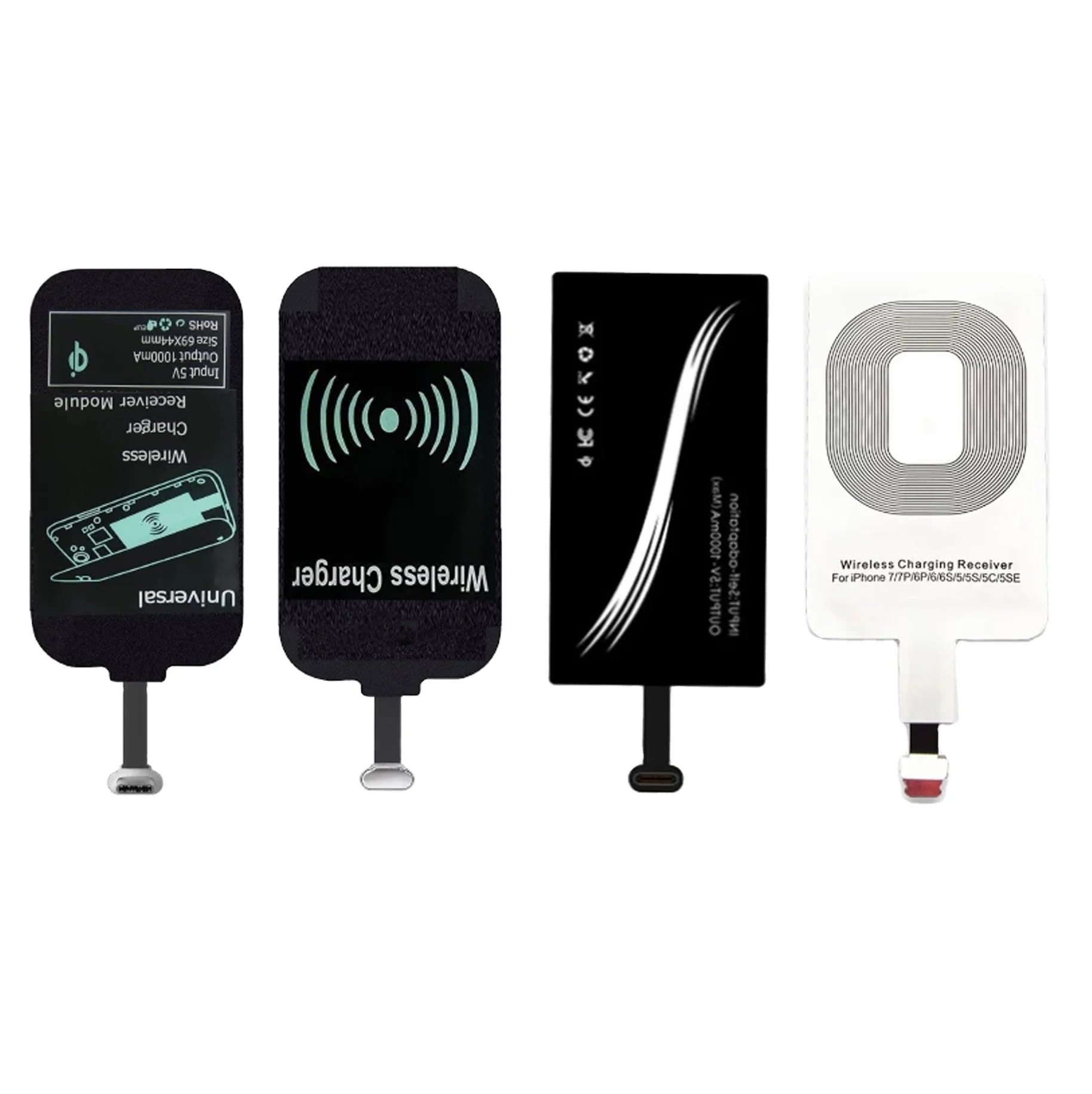 Hi Phone Chargers Receiver Pad Wireless Charging Kit Charger Adapter Receiver
