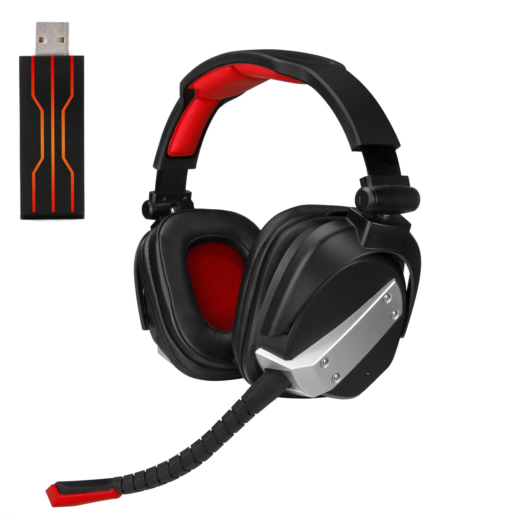 2.4Ghz wireless gaming headphones for PC PS5 PS4  7.1 surround sound gaming headsets wireless  Switch Big earmuffs