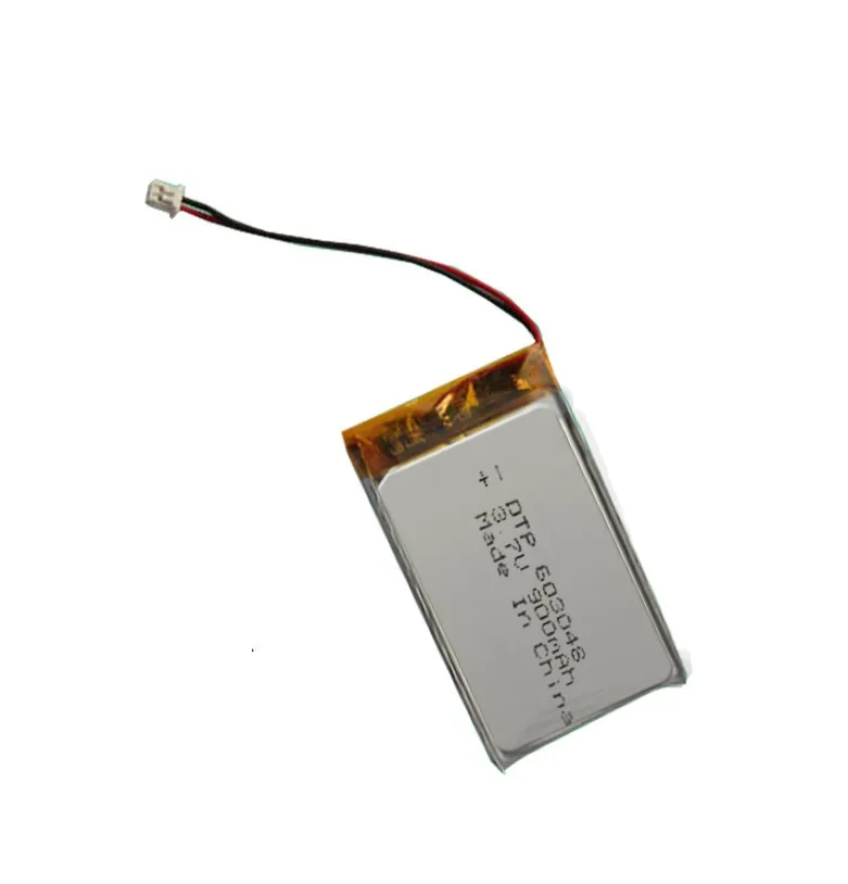 IEC62133 UN38.3 Certified 3.7V Lipo Battery DTP603048 900mah 3.7v 900mah replacement battery