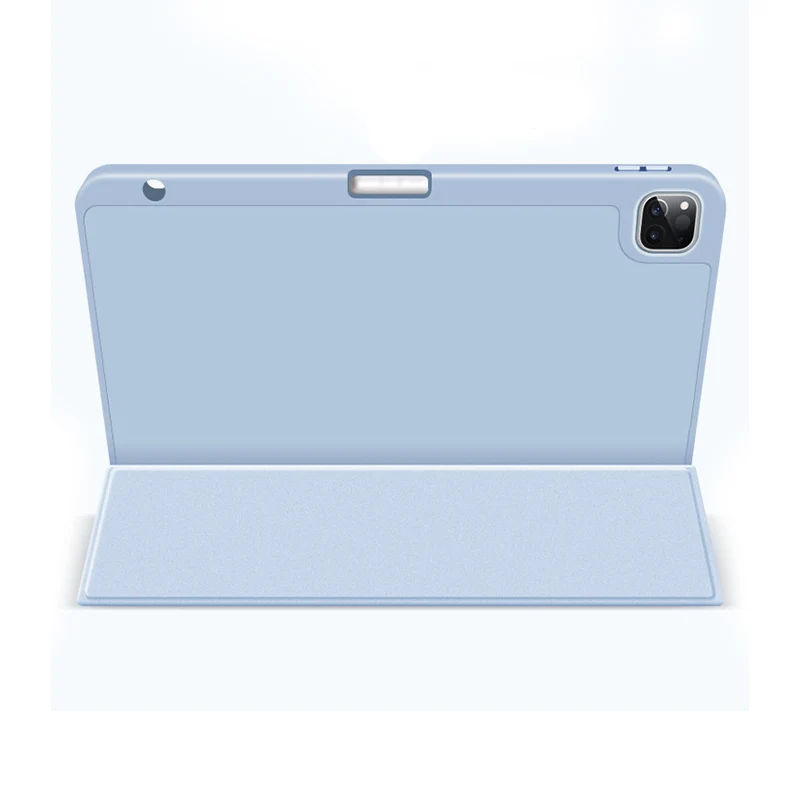 Tri-Fold Soft Silicone Case For iPad 10th 2022 PU Leather Shockproof Smart Cover Tablet Case with Stand Holder Pen Slot