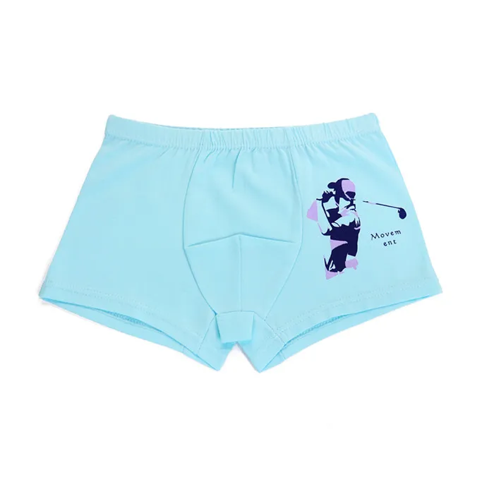 
RTS 4-12 Years Qute Printing Organic Cotton Baby Boy Underwear Children Underwear Boy Models Underwear Kids Boy 