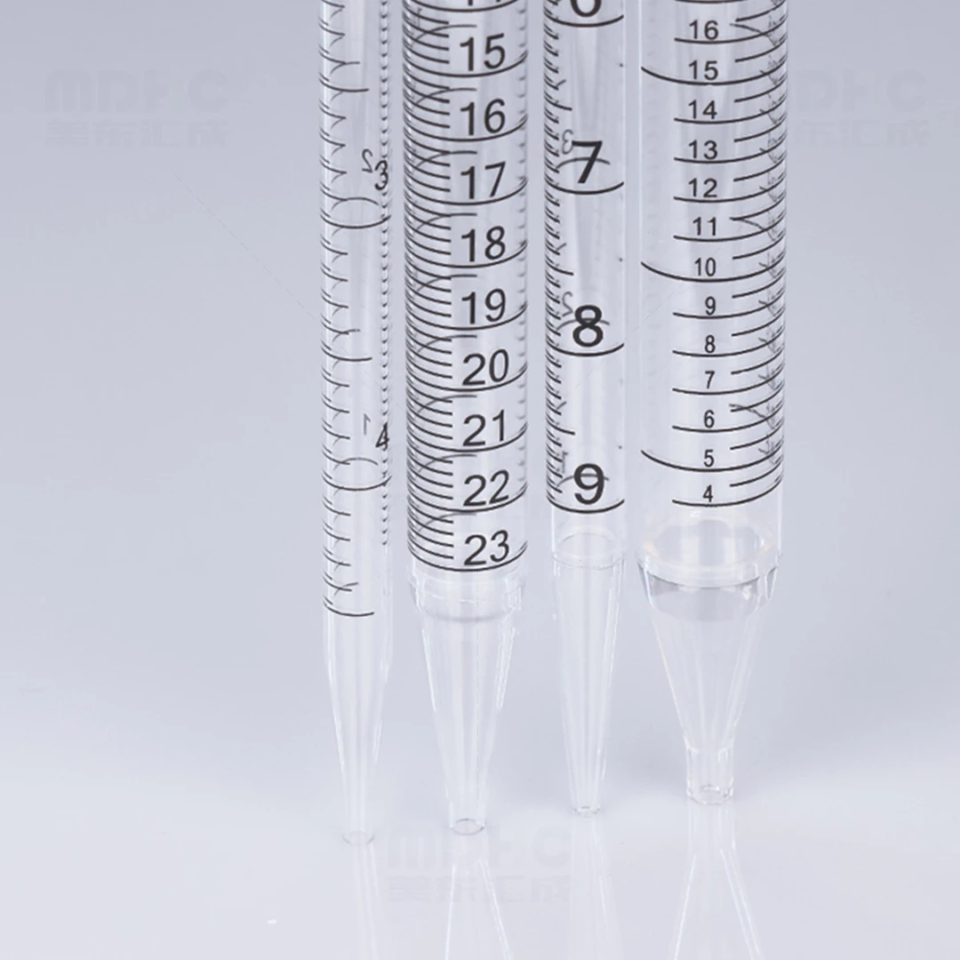 Hot Sale Disposable Plastic Serological Pipette for Lab Test Liquid Adding or Reducing