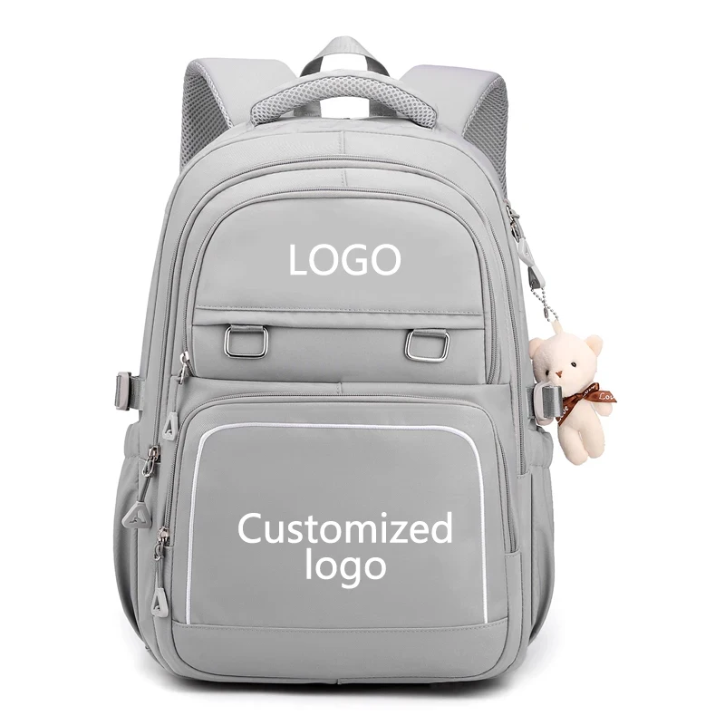 customized logo Large capacity school bag girls 2024 mochilas escolar student school backpack for girls chinese online markets