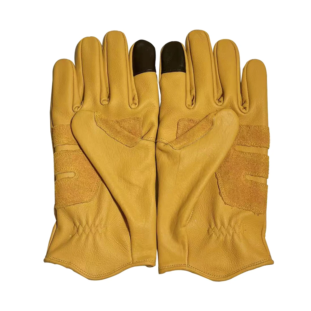 Cheap price construction trucks cowhide winter warm gloves