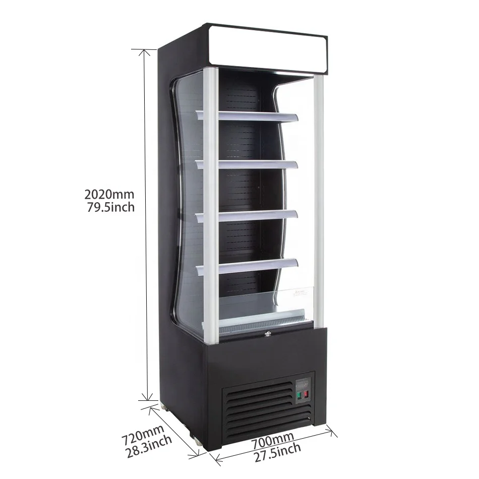 Stand Open Display Chiller As Cooling Equipment For Supermarket
