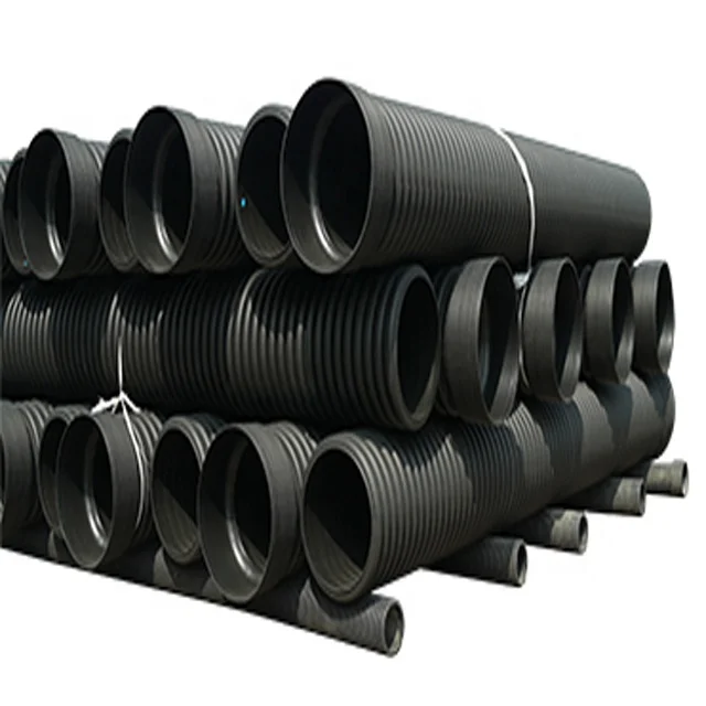 SN4 SN8 DN200-800 hdpe водопроводная канализационная труба дренажная по заводской цене