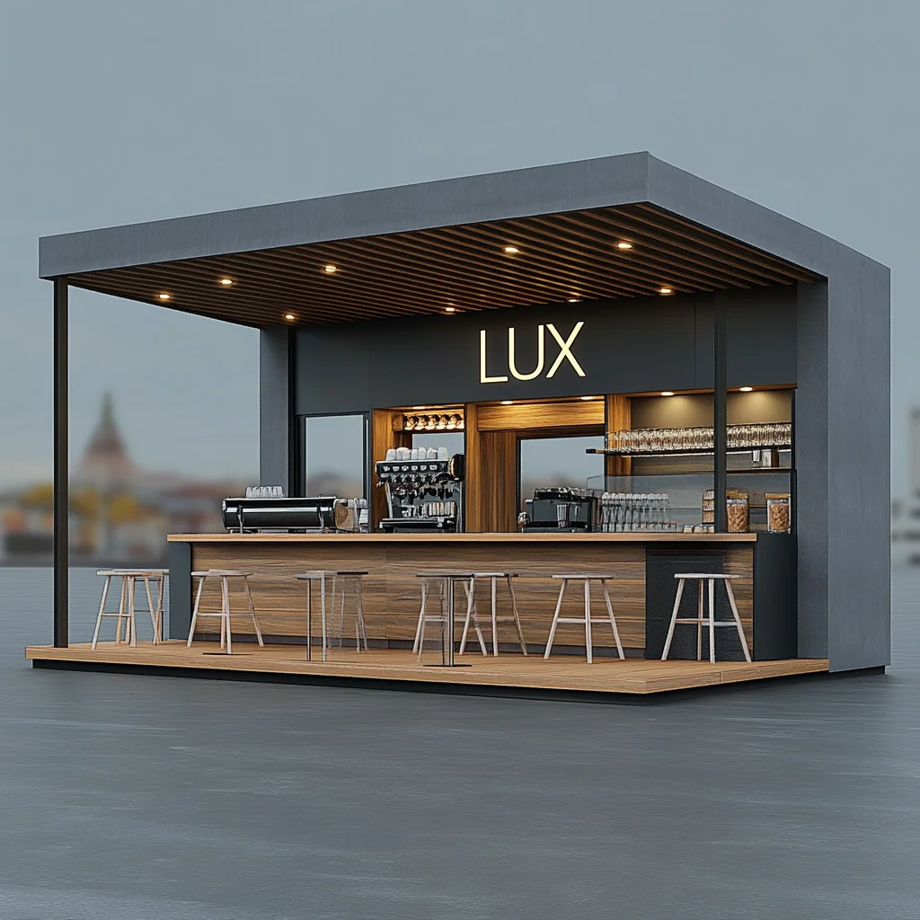 Retail Kiosk Shopping Mall Shop Display Case Cafe Shop Kiosk Indoor Outdoor Business Showcase Display Coffee Kiosk Design