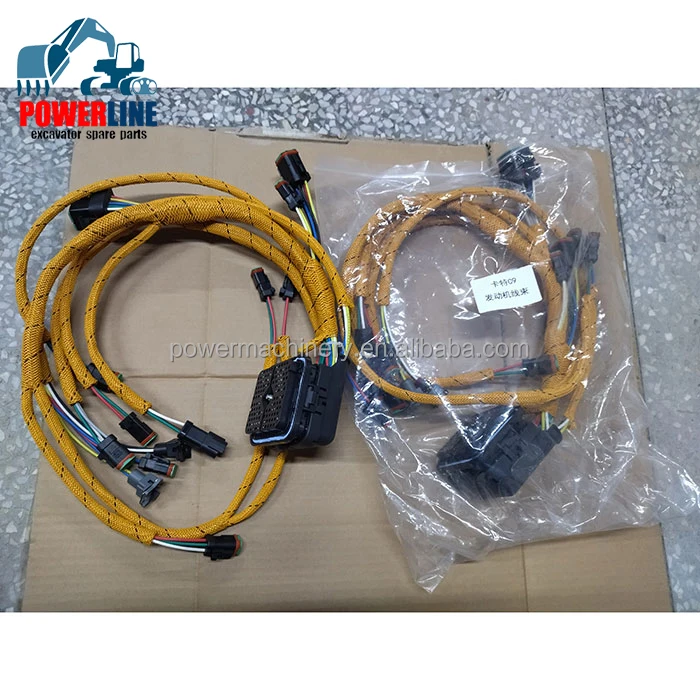 Fast delivery excavator parts CAT 320C E320C Excavator Engine Parts Cab External Wiring Harness 186-4605