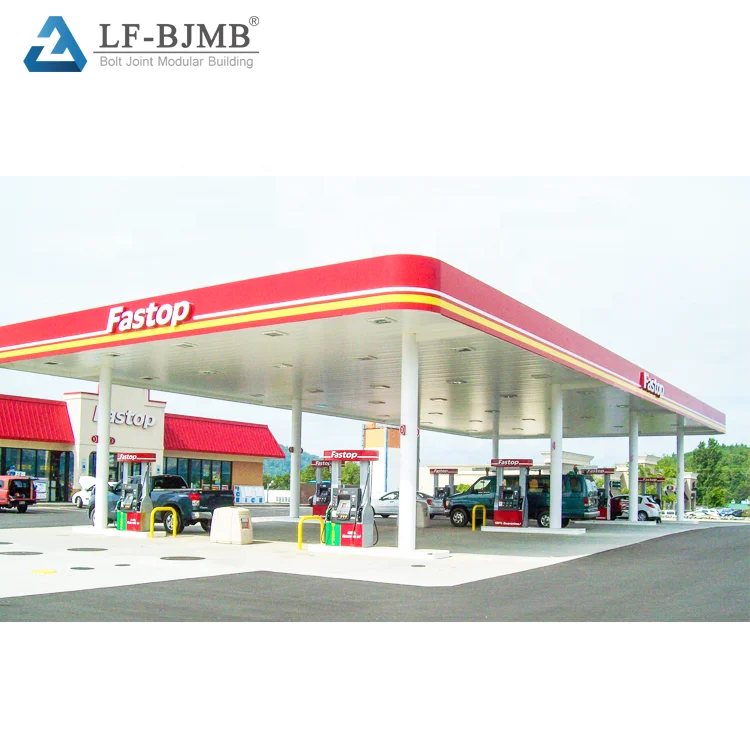 Заводская заправочная станция, крыша, заправочная станция, заправочная станция, навес