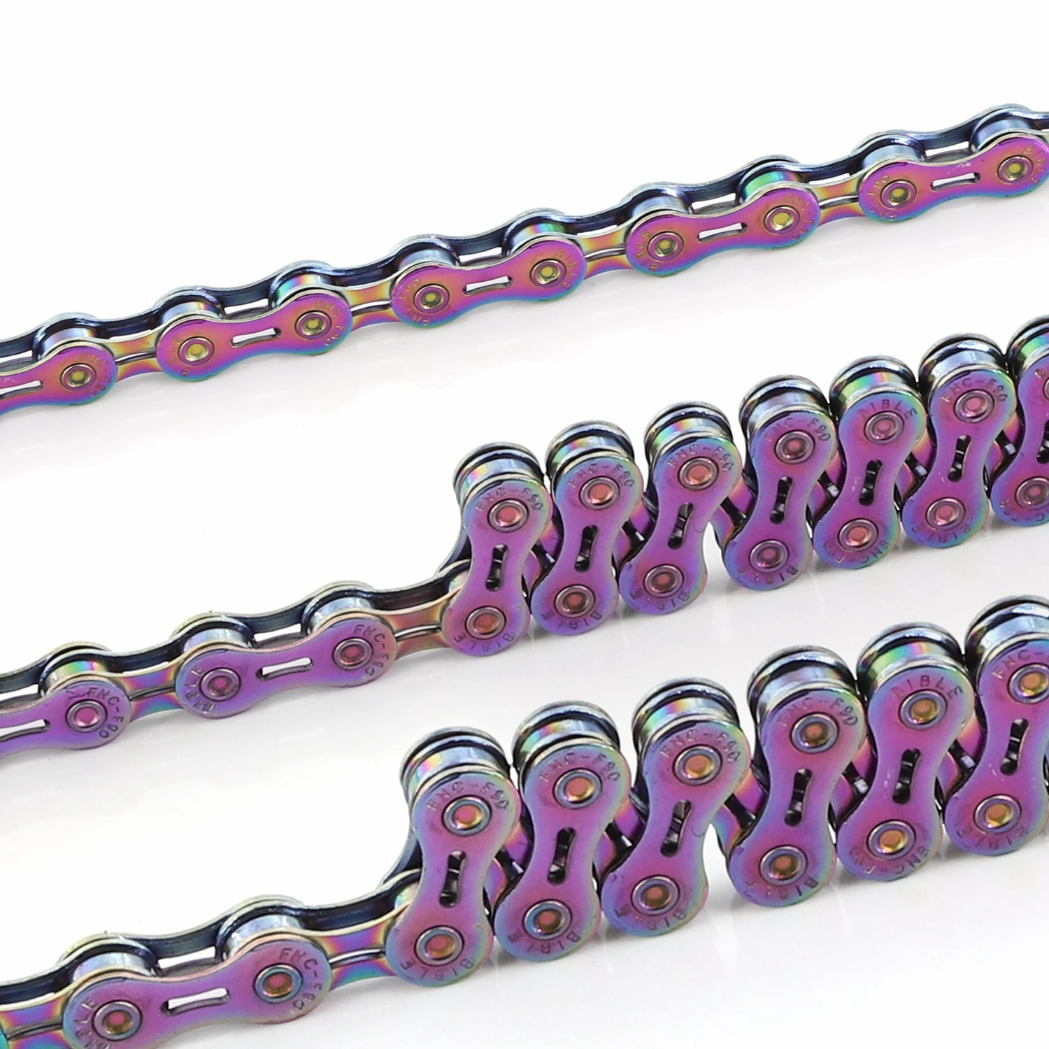 High quality FNC 9-speed color rust proof stainless steel hollow Highway Mountain Bike Chain