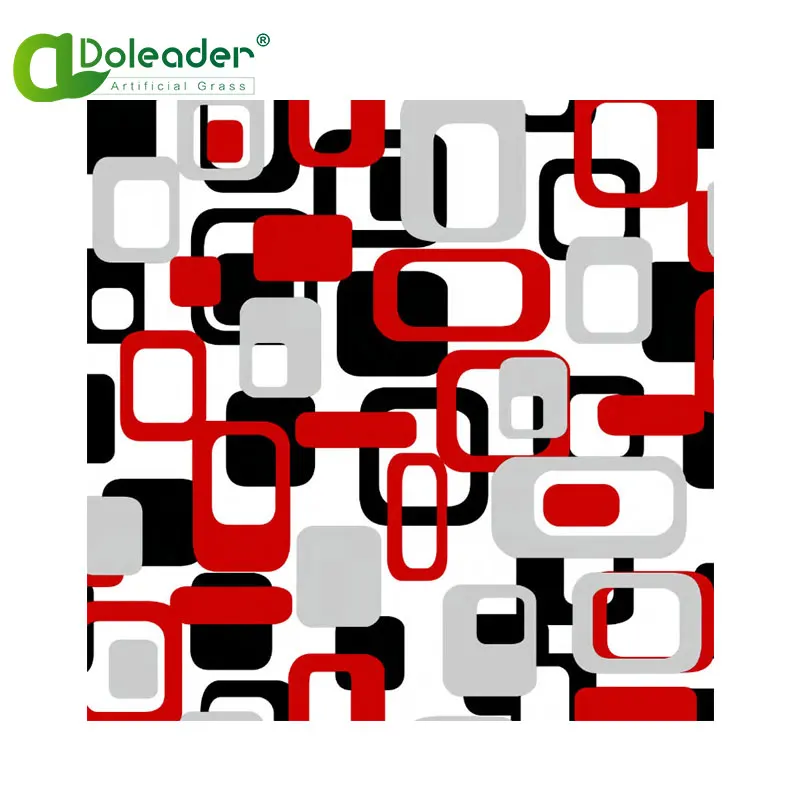 Classic geometric abstract 3D PVC hotel restaurant bar decoration wallpaper wall paper rolls stock lot