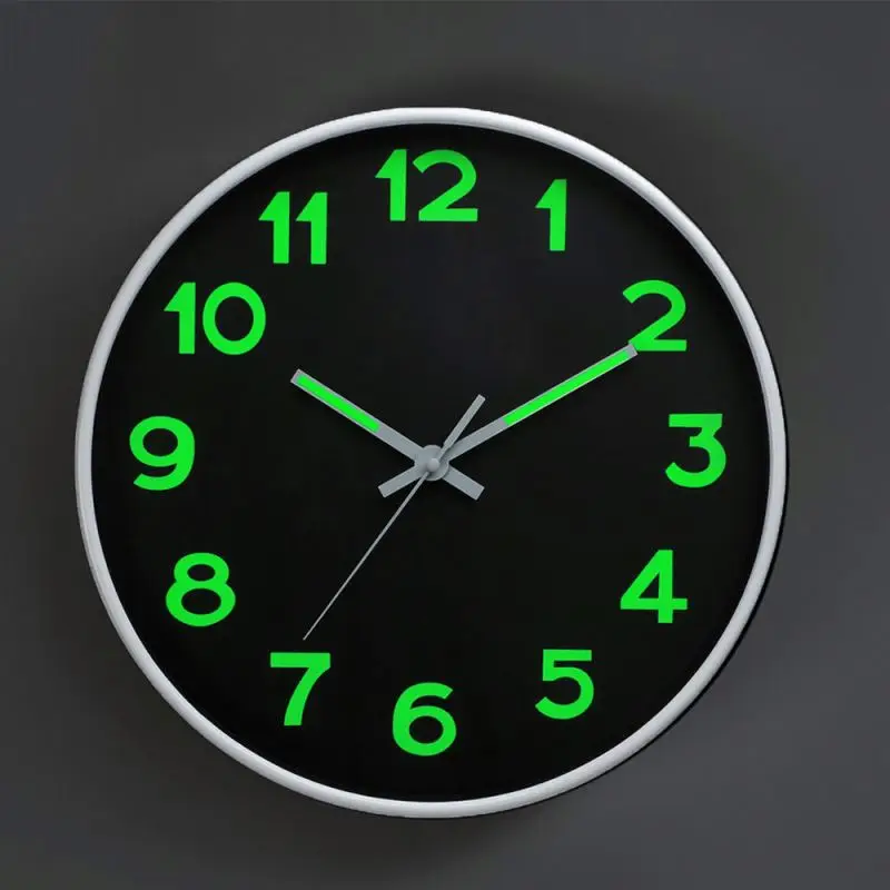 Clock wall  modern Simple Round Design cheap promotion Plastic wall clock