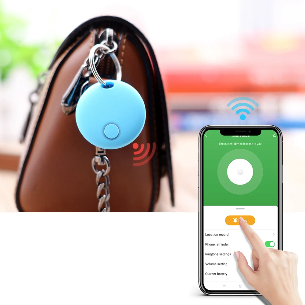 Mini Anti alarme sans fil focus st3b Lost Alarm Wallet Finder Smart GPS Locator Keychain Pet Dog Child ITag Tracker Key Finder