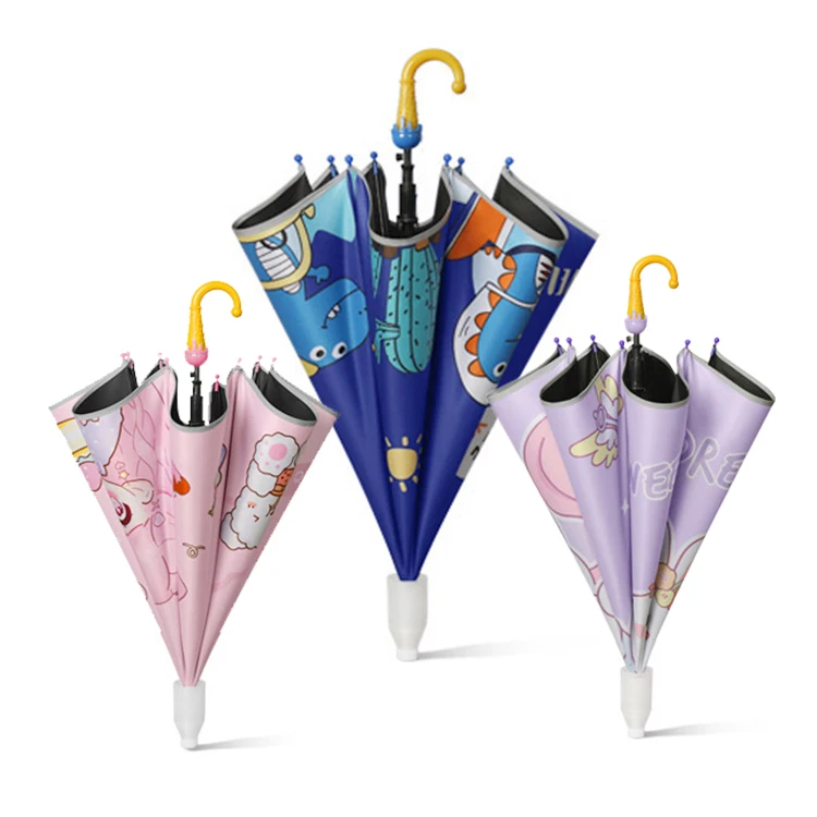 Wholesale Straight Cute anime children umbrella cartoon kid umbrella