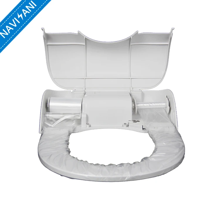 Automatic plastic toilet seat operated by wireless self-power generating remote controller for public toilets