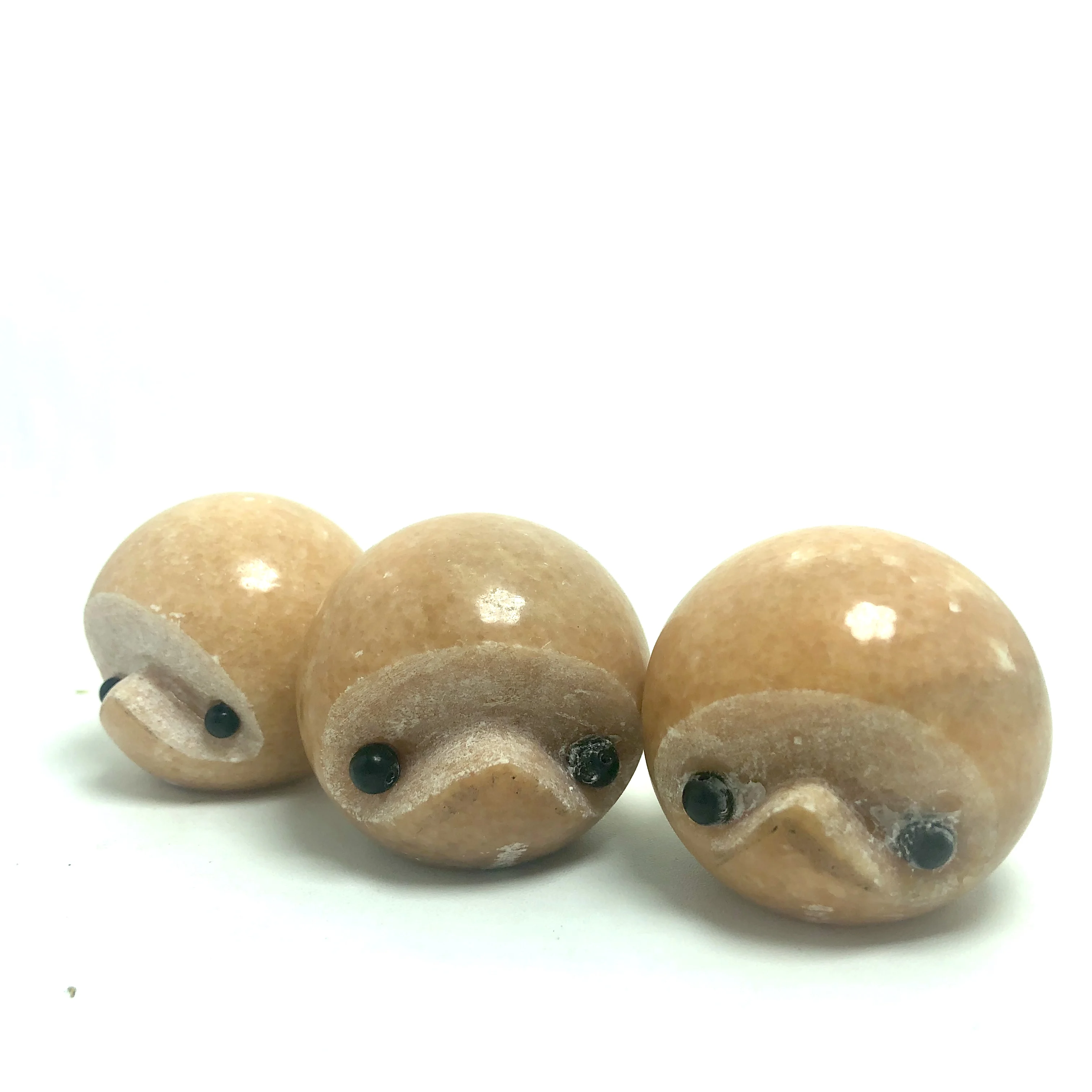 
Natural crystal carved hedgehog cluster aura angel quartz colorful for gift 